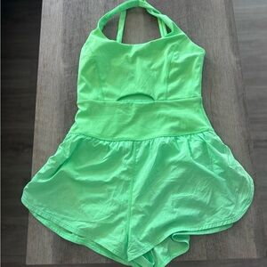 Free People Movement | Righteous Runsie Neon Lime